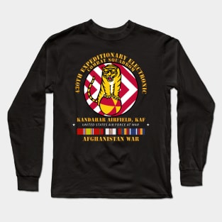 430th EE Combat Squadron - Kandahar AF, w AFGHAN SVC Long Sleeve T-Shirt